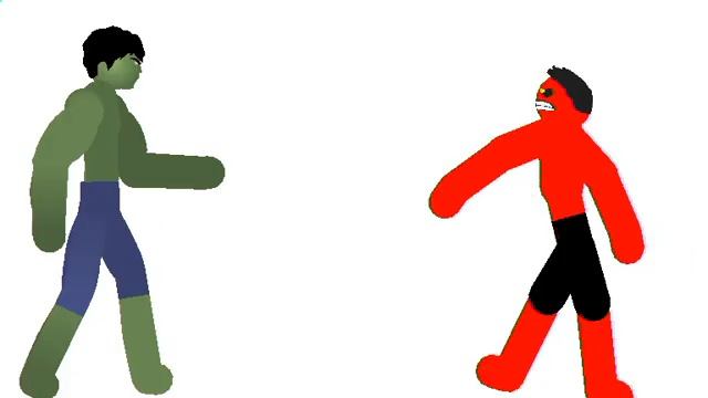 red hulk vs hulk stick nodes animation смотреть онлайн