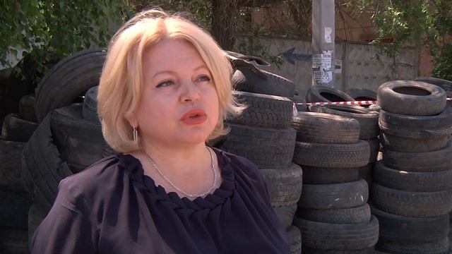В Волгограде прошла акция по сбору шин и покрышек с территории города.