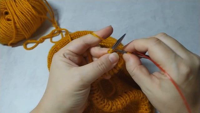 Детский #Капор или Капюшон спицами. Подробный МК смотреть онлайн