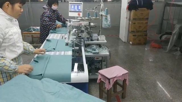 Rambo RM-213 Автоматическая двухигольная машина для подшивания низа смотреть онлайн