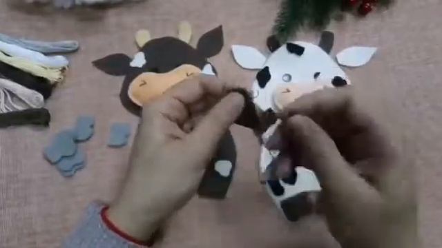 Символ 2021года-БЫК! Шьем бычков из фетра! смотреть онлайн