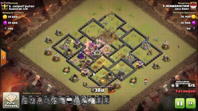 War GoWiHo TH 9 3 Bintang Terbaru Desember 2016 - COC Indonesia Java Army смотреть онлайн