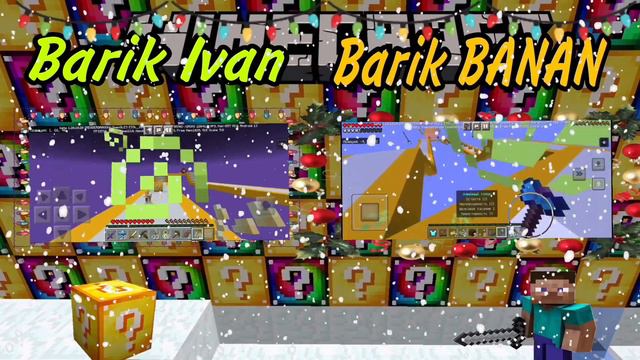Lucky block RACE| ГОНКА ЛАКИ БЛОКОВ В МАЙНКРАФТЕ смотреть онлайн
