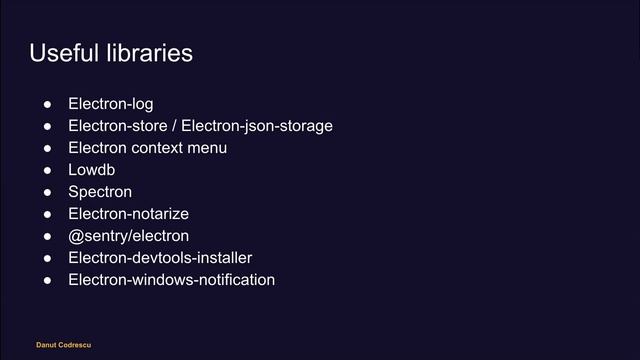 Webinar - Electron: why you should use it? смотреть онлайн