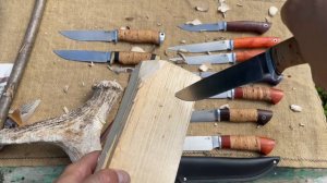 Сравниваю сталь vg10 и х12мф / тест по рогу лося/ доводка мусатом !!!