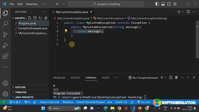 Java Exception Handling смотреть онлайн