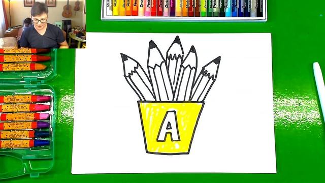 Урок рисования для детей / Рисуем цветные карандаши / рисунки для детей смотреть онлайн