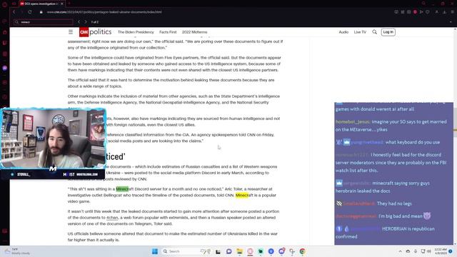Pentagon Documents Leak in Minecraft Discord Server | MoistCr1tikal смотреть онлайн