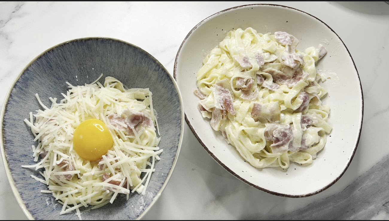 Паста КАРБОНАРА | Спагетти Карбонара со сливками и беконом | Готовим дома смотреть онлайн