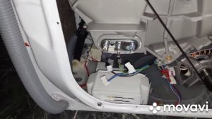 СТИРАЛЬНАЯ МАШИНА ,,AEG,, ЗАМЕНА СГОРЕВШЕГО ТЭНА.