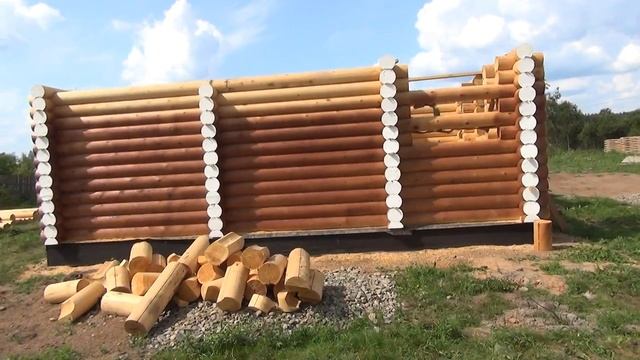 Срубы домов и бань из оцилиндрованного бревна ( Дома, Бани, Бытовки в СПб ) смотреть онлайн