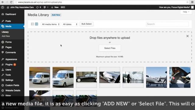 The Media Library in WordPress смотреть онлайн
