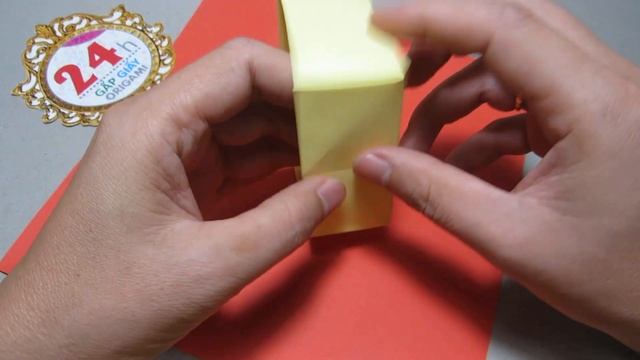 Cách Gấp Hộp Quà CÓ NẮP ĐẬY Đơn Giản
