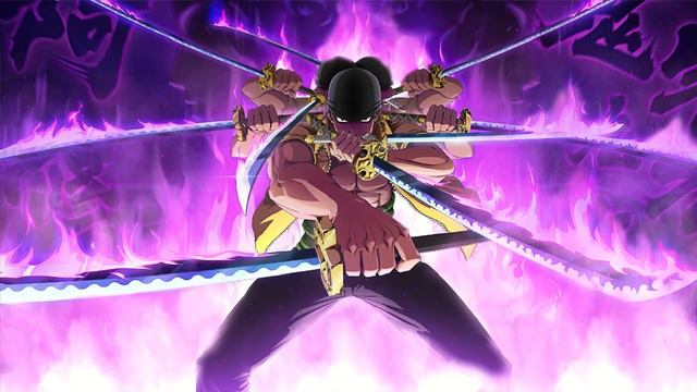 Live Wallpaper 4K Ultra HD 60fps #livewallpaper  Zoro Nine Sword Style One Piece