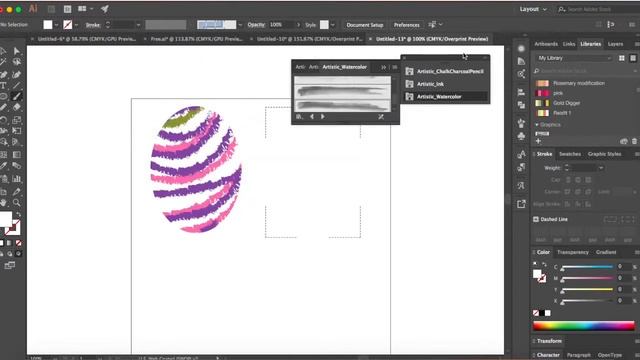Illustrator Tutorial - How to draw inside an object смотреть онлайн