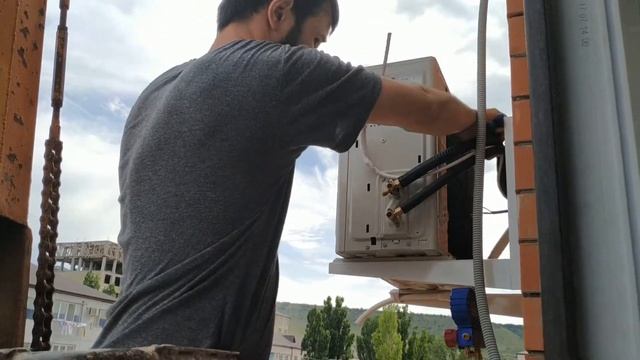 Как подготовить место для кондиционера. смотреть онлайн