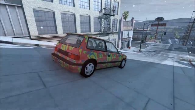 Winter Covet on West coast USA | BeamNG drive смотреть онлайн
