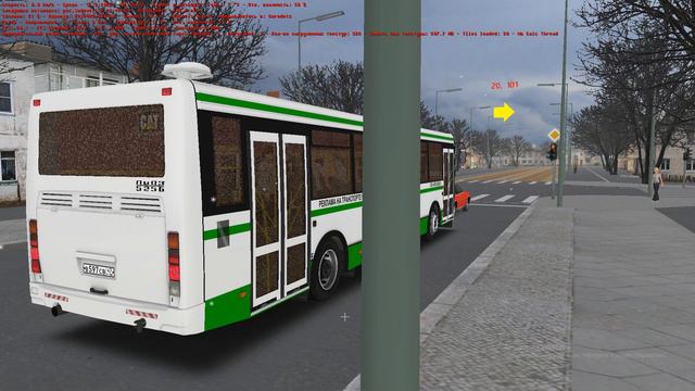 OMSI 2 - Большая деревня Маршрут 20 на автобусе ЛиАЗ 5256.26 2010 года МСК смотреть онлайн