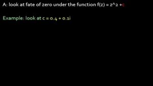Mandelbrot Set: how it is generated