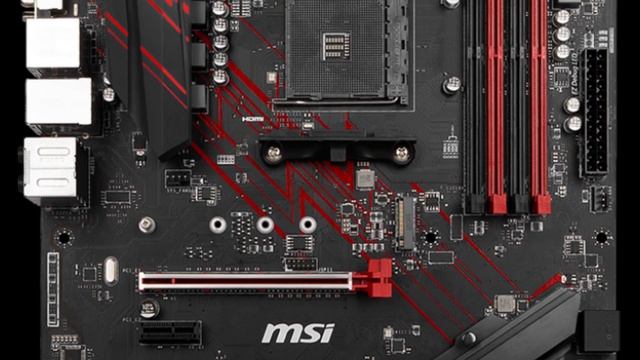 Материнская плата MSI B450 GAMING PLUS смотреть онлайн