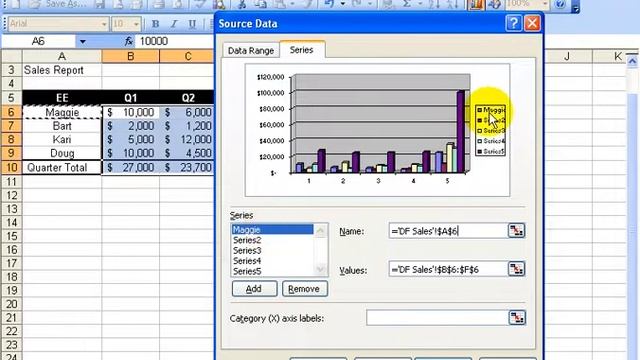 Excel 2003: Create Charts смотреть онлайн
