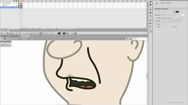 Как анимировать рот персонажа в мультфильме? смотреть онлайн