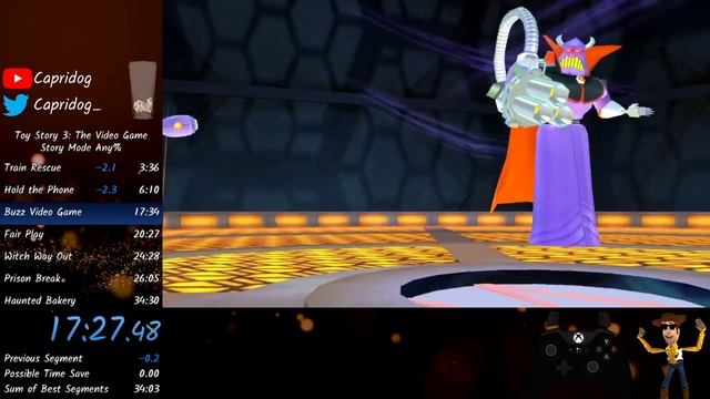 Toy Story 3 Story Mode Any% In 34:18