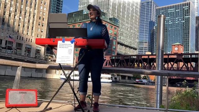 #Busking on the Chicago Riverwalk with my Casio CT-S1 🎹🛤️🎙️”Sabor a Mi” смотреть онлайн