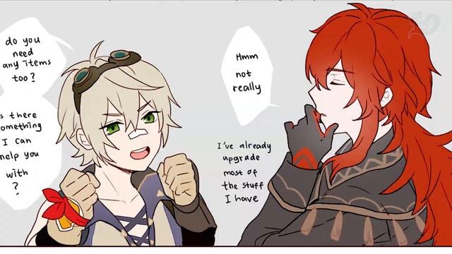 [GENSHIN IMPACT #1] МИЛЫЙ МАЛЬЧИК [SilverTatsu] - Rus Comics Dub