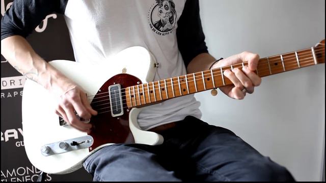 McNelly T-Bar (w/500k pots)Telecaster Bridge Pickup demo w/ Drive смотреть онлайн
