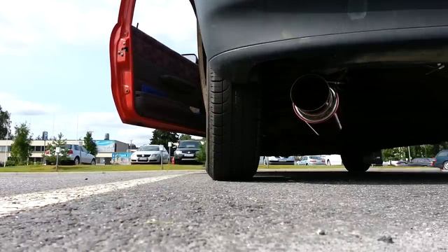 Fiat punto tuning muffler test смотреть онлайн