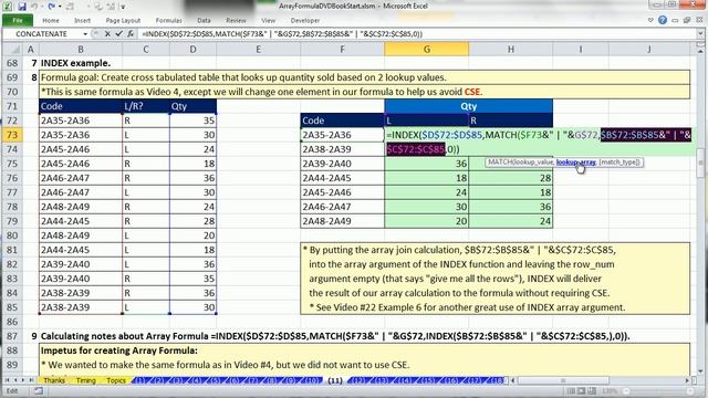 Ctrl + Shift + Enter: Excel Array Formulas 11: AGGREGATE, INDEX, LOOKUP, SUMPRODUCT смотреть онлайн