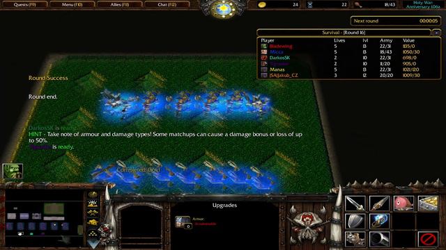 Warcraft 3: TFT [Custom] #313 Holy War 1.06a - Jde na mě moc létacích! смотреть онлайн