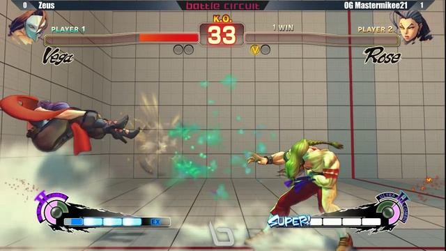 Next Level Battle Circuit 146 - USF4 - Zeus (Vega) vs OG Mastermikee21 (Rose) смотреть онлайн