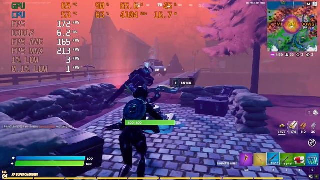 1080p Low, DX12 FortNite, GTX 1650, Pentium G6405, 16Gb @ 3200, FPS Average Benchmark смотреть онлайн