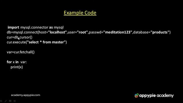 Issuing Select query in Python code - Lesson 153 смотреть онлайн