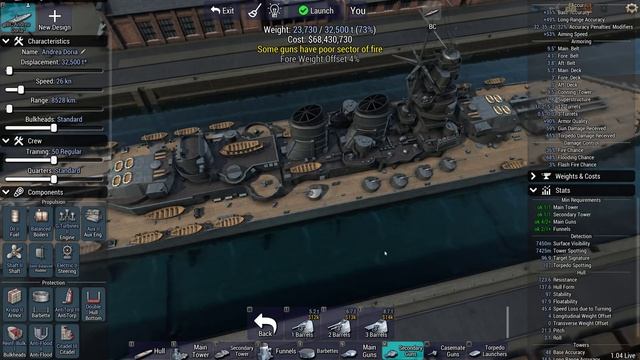 Ultimate Admiral Dreadnoughts - WW2 Battleship League - Andrea Doria Build with @Drachinifel смотреть онлайн
