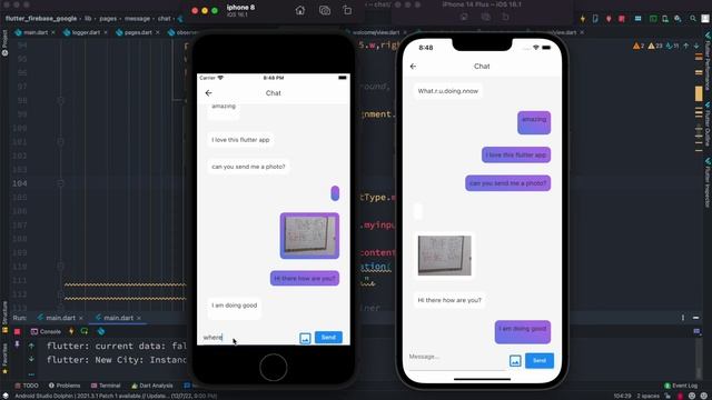 Flutter Firebase Chatting App смотреть онлайн