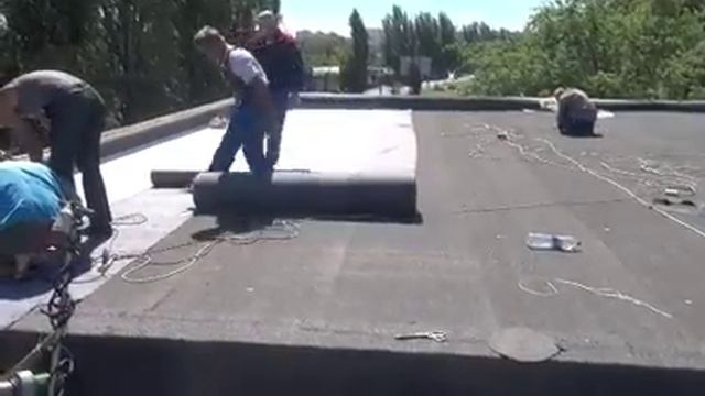 Реконструкция плоской кровли пвх мембраной смотреть онлайн
