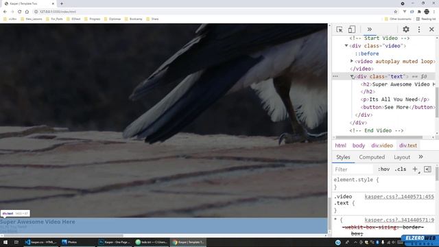 [Arabic] HTML & CSS Template Two 2021 - #11 - Video Section смотреть онлайн