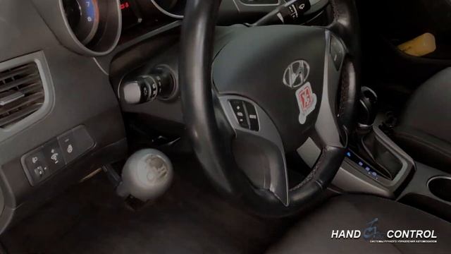 Мини обзор установленного ручного управления на автомобиль Hyundai Elantra 2015 г.в.