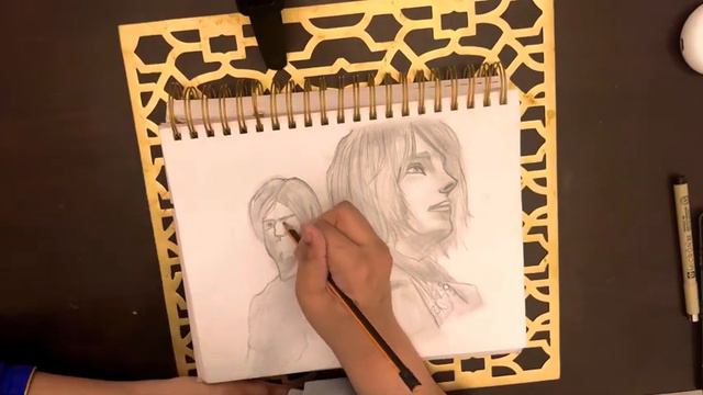 How I drew Resident evil evil 4 Art { Leon - Ashley } [ Calming music ] Pencil Art смотреть онлайн