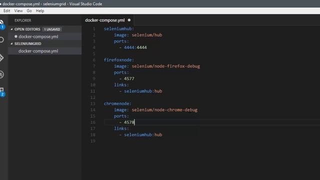Part 4 – Setting Selenium grid setup using Docker compose смотреть онлайн