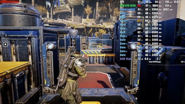 Gears 5 - GTX 1660 - Ryzen 5 1600 - 16GB RAM - 1080p смотреть онлайн