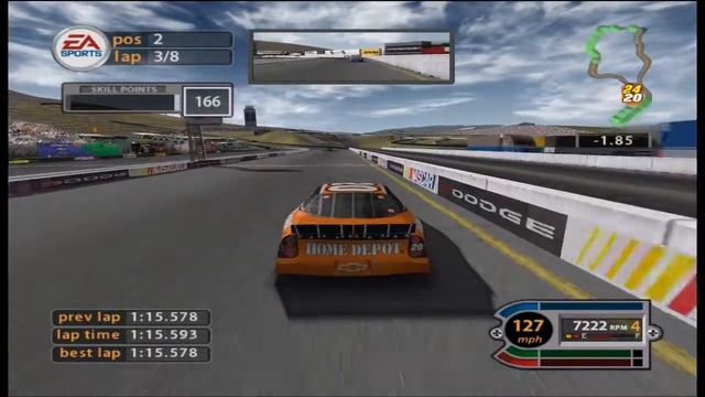 NASCAR 2005: Chase For The Cup - Tony Stewart @ Infineon (Sears Point or Sonoma) - 720p 60FPS смотреть онлайн
