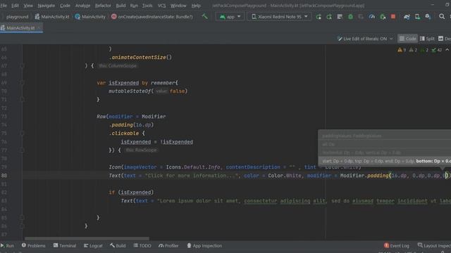Animate content size | Android Jetpack Compose #9 смотреть онлайн