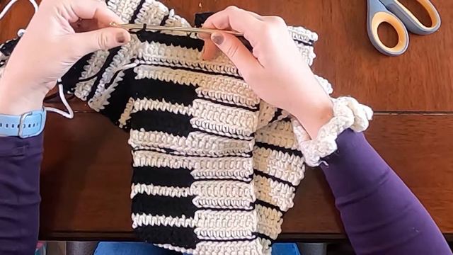 Piano Scarf Crochet Tutorial