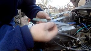 Мазда МПВ замена свечей и проводов зажигания!!!