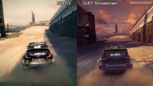 DiRT 3 Vs DiRT Showdown - Battersea Comparison