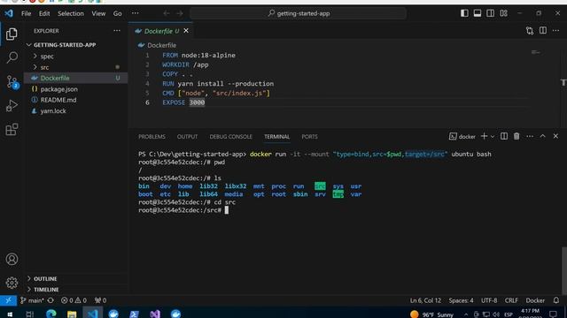 Docker Bind Mount Demostration смотреть онлайн